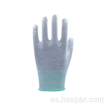 Guantes de trabajo de seguridad antiestático de Hespax DMF Free PU